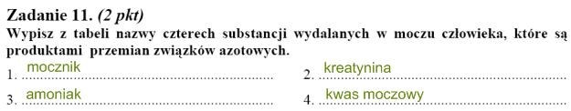 Matura 2010: Rozwiązania zadań z biologii - p. podstawowy /