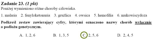 Matura 2010: Rozwiązania zadań z biologii - p. podstawowy /