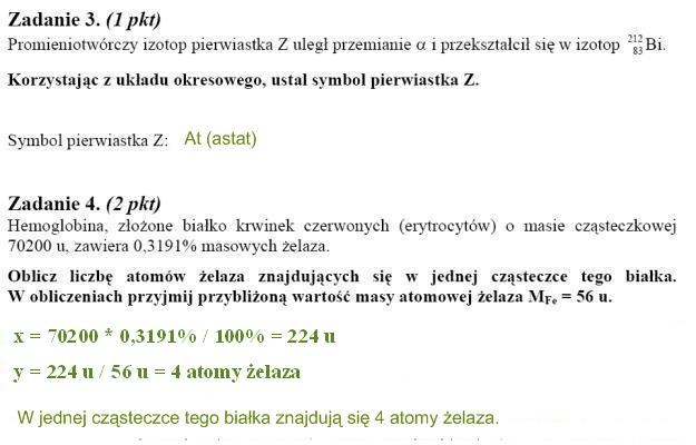 Matura 2010: Rozwiązania z chemii - poziom podstawowy /