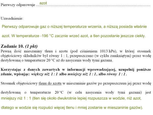 Matura 2010: Rozwiązania z chemii - poziom podstawowy /