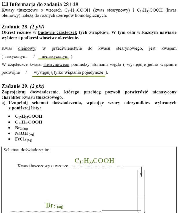 Matura 2010: Rozwiązania z chemii - poziom podstawowy /
