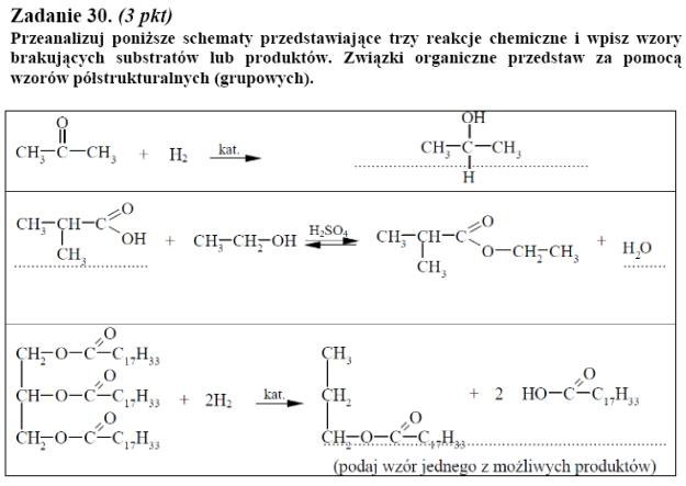 Matura 2010: Rozwiązania z chemii - poziom podstawowy /