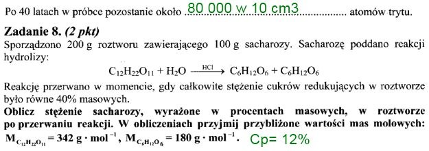 Matura 2011: Arkusze i rozwiązania z chemii - poziom rozszerzony /