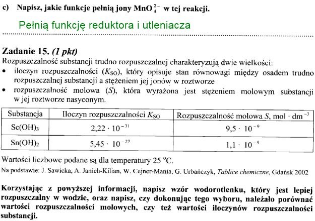 Matura 2011: Arkusze i rozwiązania z chemii - poziom rozszerzony /