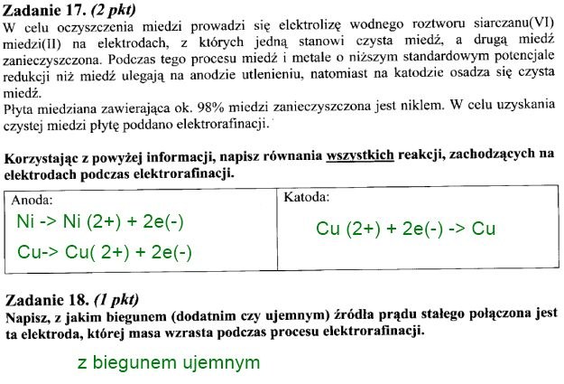Matura 2011: Arkusze i rozwiązania z chemii - poziom rozszerzony /