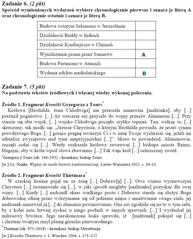 Matura 2012: Arkusze i rozwiązania z historii /