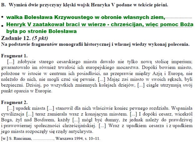 Matura 2012: Arkusze i rozwiązania z historii /
