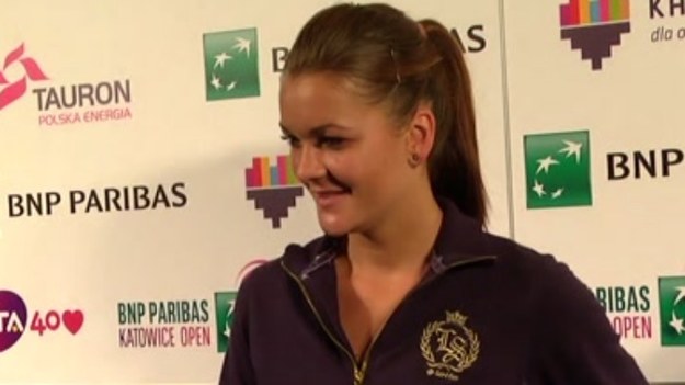 Agnieszka Radwańska zapowiedziała, że za rok wystąpi w turnieju WTA w Katowicach. Tym razem kibice zebrani w "Spodku" mogli ją oglądać tylko w meczu pokazowym.