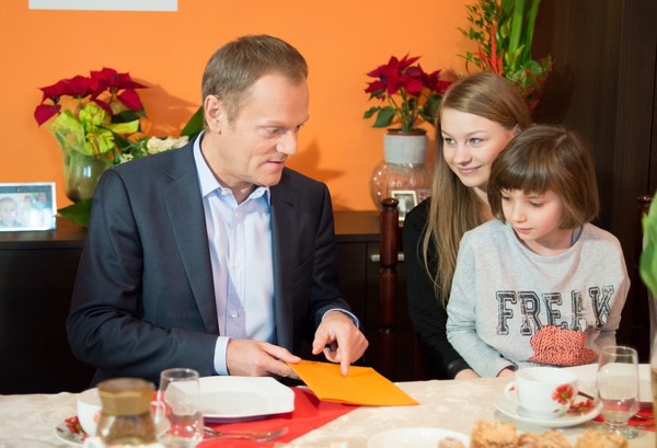 Donald Tusk z wizytą w Strzałkowie