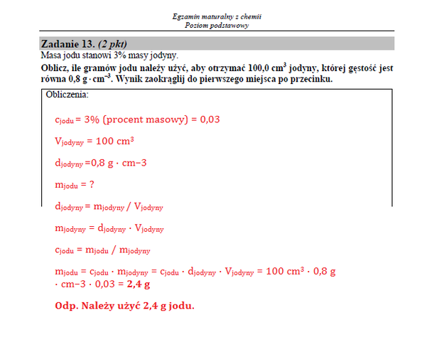 Matura 2015: Arkusze i rozwiązania z chemii dla technikum . /INTERIA.PL