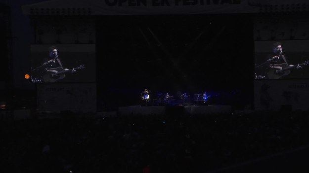 Fragment koncertu Mumford And Sons podczas Open'er Festival 2015.
