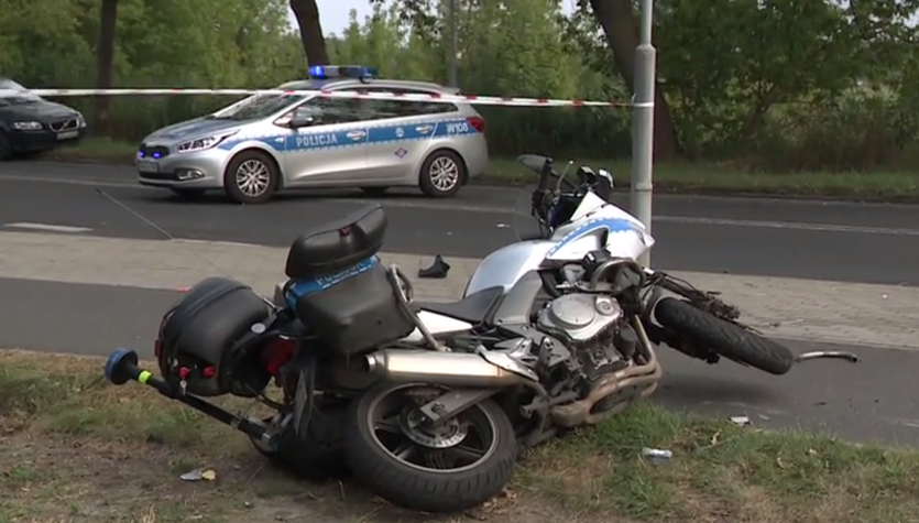 Tragiczny wypadek w Szczecinie Zginął policjant Wydarzenia w INTERIA PL