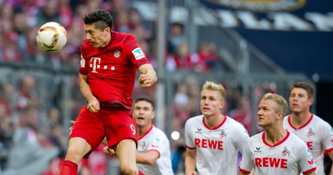 Bundesliga Bayern Monachium 1 FC Koeln 4 0 Gol Lewego Sport W