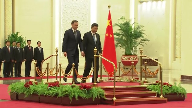 Spotkanie prezydenta Andrzeja Dudy z przywódcą Chin Xi Jinpingiem