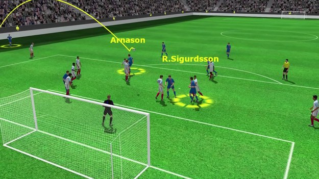 Wyrównującego gola dla Islandczyków strzelił Ragnar Sigurdsson w 6. minucie spotkania.