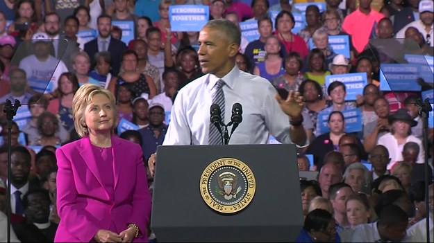 Barack Obama pojawił się na wiecu Hilary Clinton w Charlotte i w zdecydowanych słowach poparł jej kandydaturę na prezydenta Stanów Zjednoczonych. 