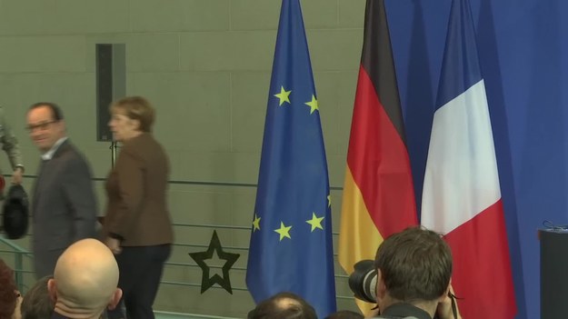 Przywódcy Niemiec i Francji - Angela Merkel i Francois Hollande - opowiedzieli się we wtorek za tym, by na szczycie UE w tym tygodniu przedłużono unijne sankcje na Rosję w związku z jej zaangażowaniem w konflikt na Ukrainie.