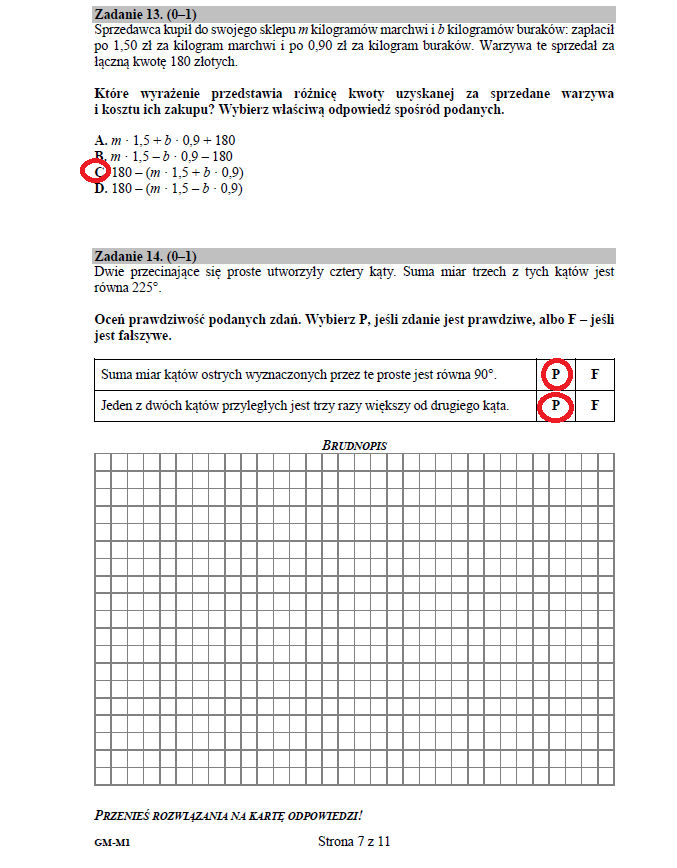 Arkusz Egzaminacyjny Nr 2 Matematyka Odpowiedzi Egzamin gimnazjalny 2017. Matematyka [ARKUSZ I ODPOWIEDZI] - Fakty w