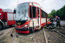 Gdańsk: 10 osób poszkodowanych po zderzeniu tramwajów