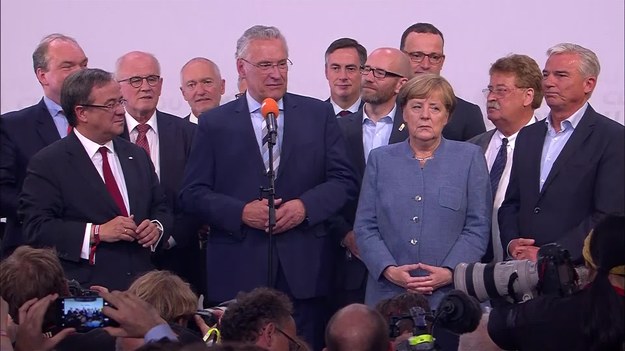 Przemówienie Merkel po ogłoszeniu wyników wyborów w Niemczech.