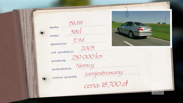 W programie "Autościema" Polsatu Play Jacek Balkan i Kuba Wątły starają się znaleźć dobry, używany samochód. Czy BMW E46 z 2003 spełni te wymagania?