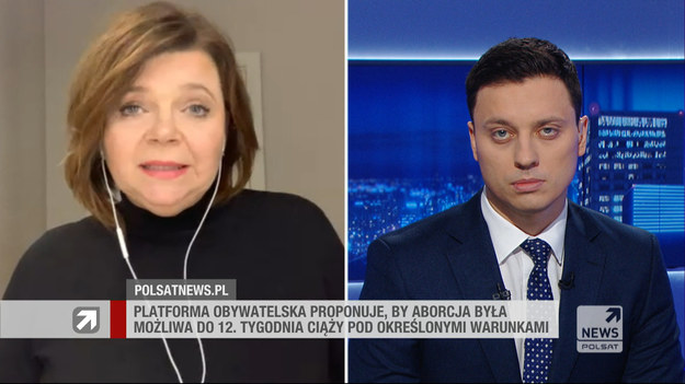 - PO zrozumiała, że państwo musi dać prawo kobiecie do podejmowania decyzji o własnym macierzyństwie zgodnie z własnym sumieniem - mówiła Izabela Leszczyna (PO) w rozmowie z Piotrem Witwickim w programie "Gość Wydarzeń" na antenie Polsat News.
