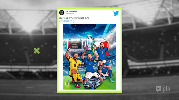Przegląd mediów społecznościowych z ostatniego programu "Strefa Euro 12:00" po finale Euro 2020.