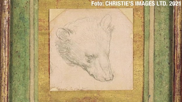 W londyński domu aukcyjnym Christie's sprzedano rysunek "Głowa niedźwiedzia", autorstwa Leonarda da Vinci. To jedno z niewielu znanych dzieł mistrza, które jest w prywatnych rękach. Za rysunek, o rozmiarach 7 cm x 7 cm, anonimowa para kupców zapłaciła 7,5 mln GBP. Po uiszczeniu wszystkich opłat, rysunek na papierze kosztował 8,8 mln GBP, czyli około 46 640 000 PLN.