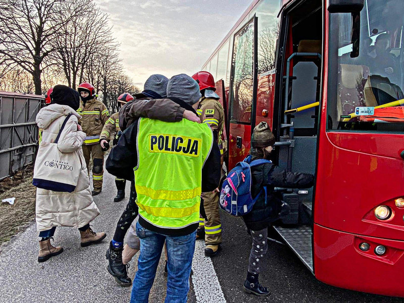 Lubelskie Wypadek Autokar Przewo Cy Uchod C W Z Ukrainy Zjecha Do