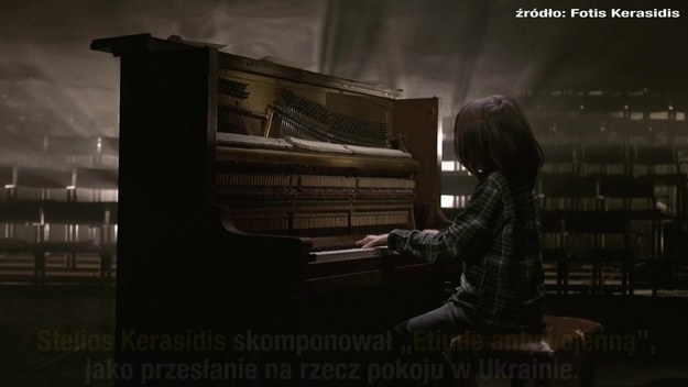 Stelios Kerasidis skomponował „Etiudę antywojenną”, jako przesłanie na rzecz pokoju w Ukrainie. Nutami chce walczyć z przemocą i niesprawiedliwością. 10-letni pianista tworzy własne koncerty fortepianowe. Uznawany jest za „cudowne dziecko” w tej dziedzinie.