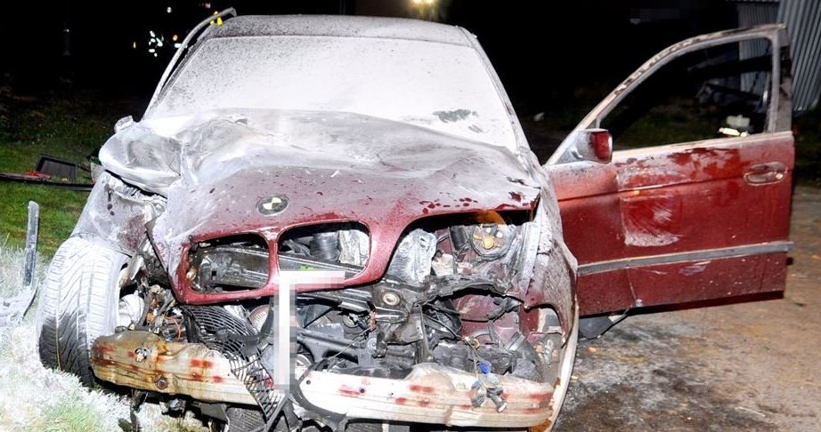 Napił się i roztrzaskał BMW Straci prawo jazdy na 3 lata