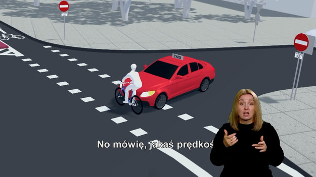 Kontrapasy dla rowerów mogą stanowić problem dla nieuważnych kierowców. Nawet tych, którzy powinni nienagannie poruszać po mieście. Tak było też w tej sytuacji, gdy białoruski kierowca taksówki potrącił rowerzystę, który poruszał się drogą dla rowerów poprowadzoną w przeciwnym kierunku do ruchu drogi jednokierunkowej dla samochodów.

(Fragment programu "Stop drogówka").