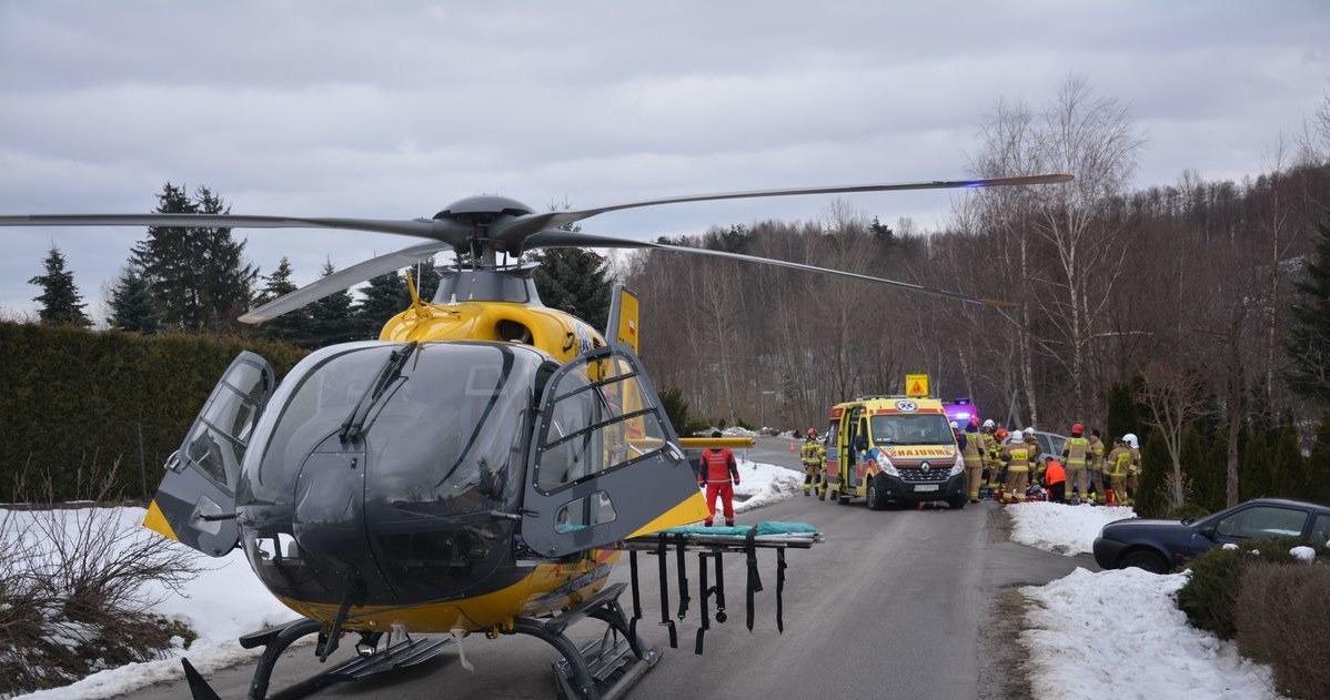 Podkarpacie Tragiczny wypadek w Woli Rafałowskiej Nie żyje 47 latek