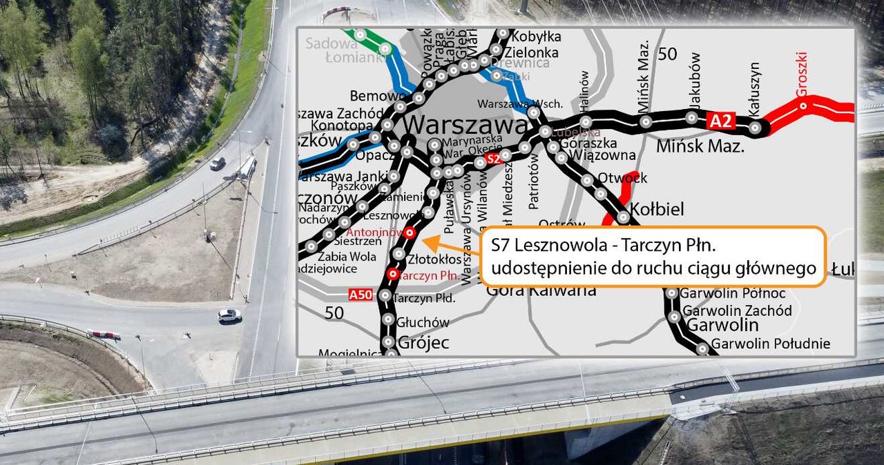 Nowa Trasa Wylotowa Z Warszawy Do Krakowa Oddano Odcinek S7 Warszawa