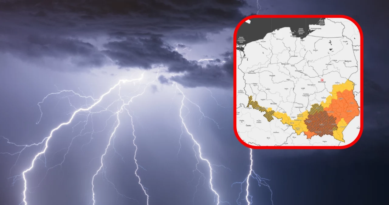 Wydano Ostrze Enia Meteorologiczne Nadchodzi Silny Deszcz Z Burzami