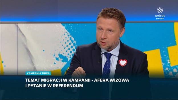 Marcin Kierwiński komentował słowa posła PO Artura Łąckiego, które w czwartek padły w "Punkcie widzenia" w Polsat News.- Jeśli trzeba będzie przyjąć kilka tysięcy migrantów, to na pewno powinniśmy. Jesteśmy na tyle silnym i bogatym krajem, że powinniśmy to zrobić - powiedział polityk opozycji.Gość Grzegorza Kępki zastrzegł, że "to prywatny pogląd pana Artura Łąckiego", a on mówi o stanowisku całej PO. - PiS chciałby, abyśmy zajmowali się tym, co dzieje się na Lampedusie, jak w nadzwyczajny sposób migranci przelecą helikopterami do Polski, a równolegle przy konsulacie w kraju muzułmańskim można kupić polską wizę - porównał, zapewniając, że poseł Łącki "nie wyląduje na dywaniku" u szefa PO. 