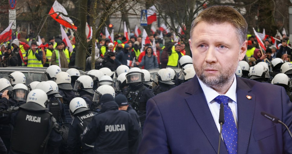 Protest rolników Rzucał w demonstrujących Marcin Kierwiński o jego