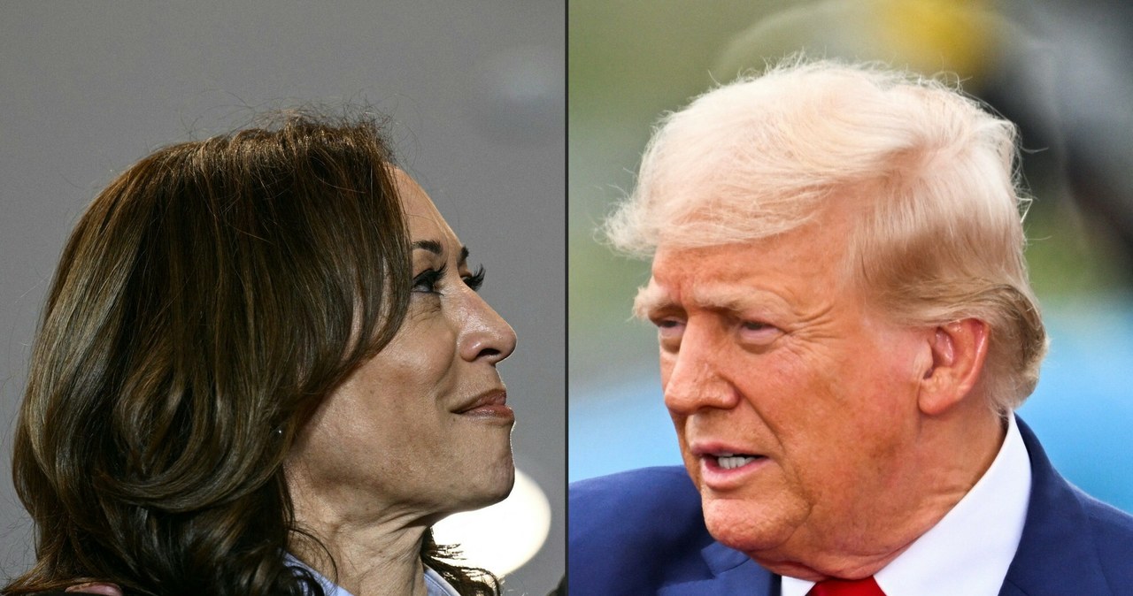 Wybory Prezydenckie Usa Kamala Harris I Donald Trump Twarz W Twarz