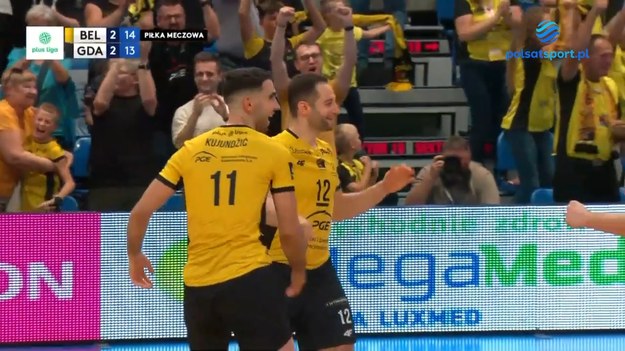 Skrót meczu PGE GiEK Skra Bełchatów - Trefl Gdańsk.