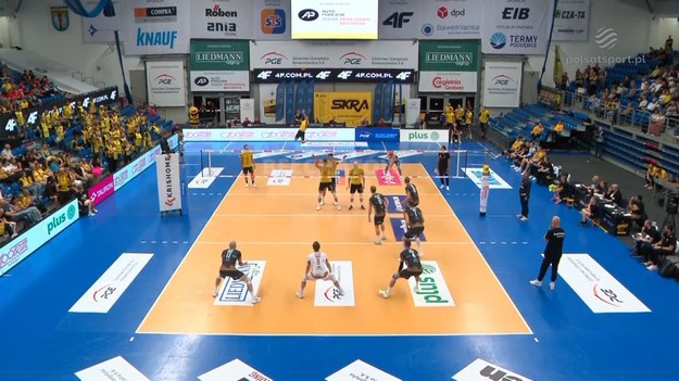 PGE GiEK Skra Bełchatów – Trefl Gdańsk 3:2 (25:27, 25:22, 18:25, 25:21, 15:13). Siatkówka, PlusLiga 2024/2025 - 2. kolejka.

