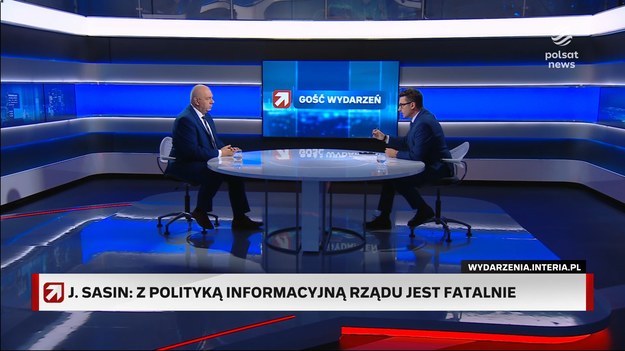 - Głównym dezinformatorem w całej akcji powodziowej okazał się Donald Tusk - powiedział w "Gościu Wydarzeń" Jacek Sasin, poseł Prawa i Sprawiedliwości.