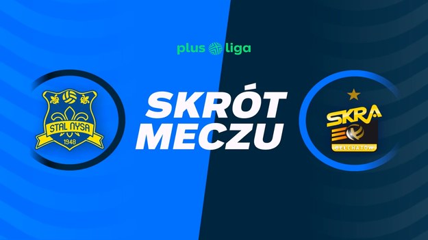 Skrót meczu PSG Stal Nysa - PGE GiEK Skra Bełchatów.