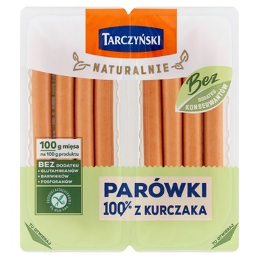 Tarczyński Naturalnie Parówki 100 z kurczaka 160 g 2 x 80 g 21