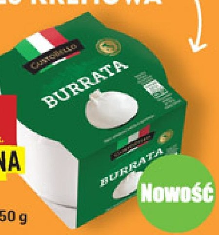 Burrata Gustobello Promocja Biedronka Ding Pl