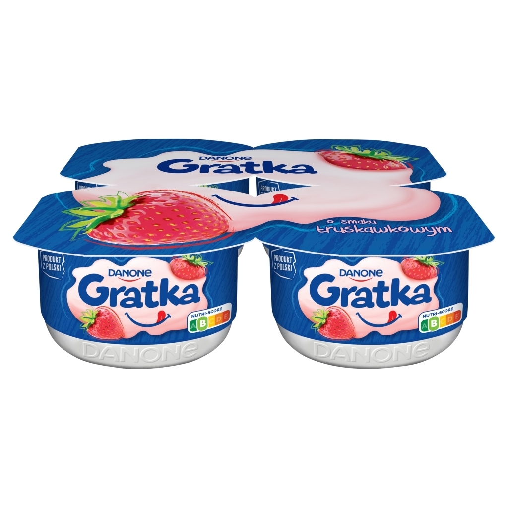 Gratka Deser O Smaku Truskawkowym 460 G 4 X 115 G Promocja Gram