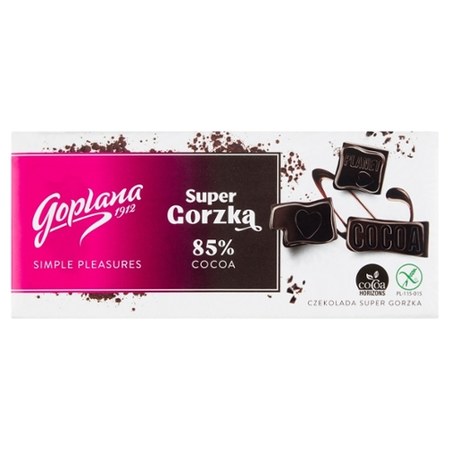 Goplana Czekolada Super Gorzka 90 G 33 TANIEJ Promocja