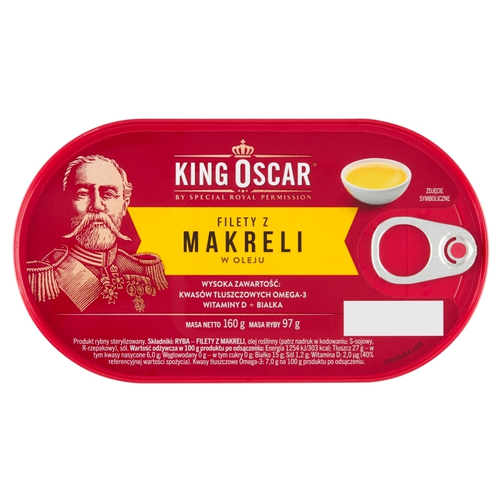 King Oscar Filety Z Makreli W Oleju 160 G Promocja Topaz Ding Pl