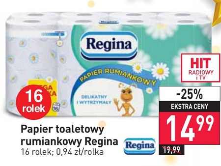 Papier Toaletowy Regina 25 TANIEJ Promocja Stokrotka Supermarket