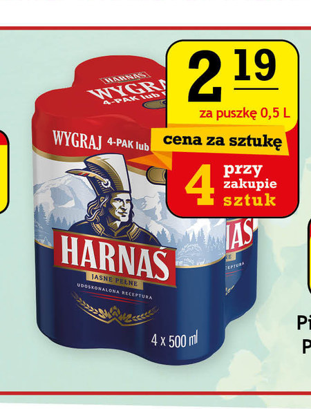 Piwo Harnaś promocja Gram Market Ding pl