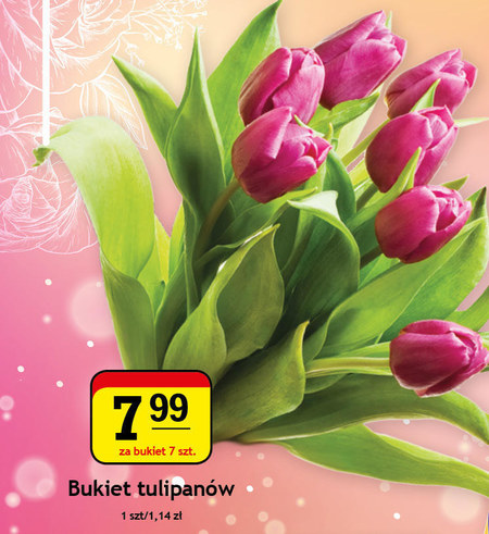 Bukiet tulipanów promocja Gram Market Ding pl